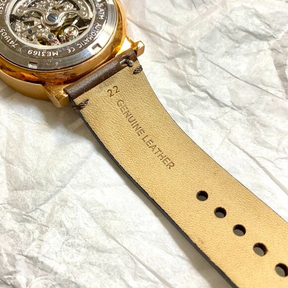 Fossil ME3169 Barstow Automatic Brown Leather Watch - Picture 4 of 7